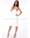 Low Back Strappy Midi Dress White